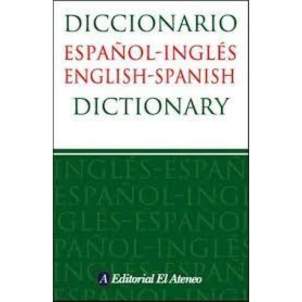 ATENEO DICCIONARIO ESPAÑOL - INGLES/ INGLES- ESPAÑOL