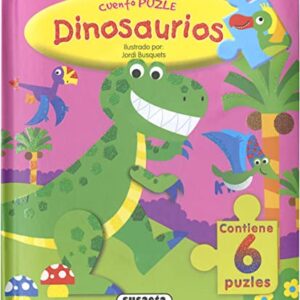 DINOSAURIOS - PUZZLES CON 6 PIEZAS