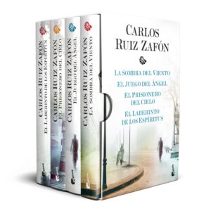 ESTUCHE TETRALOGIA LA SOMBRA DEL VIENTO - CARLOS RUIZ ZAFON